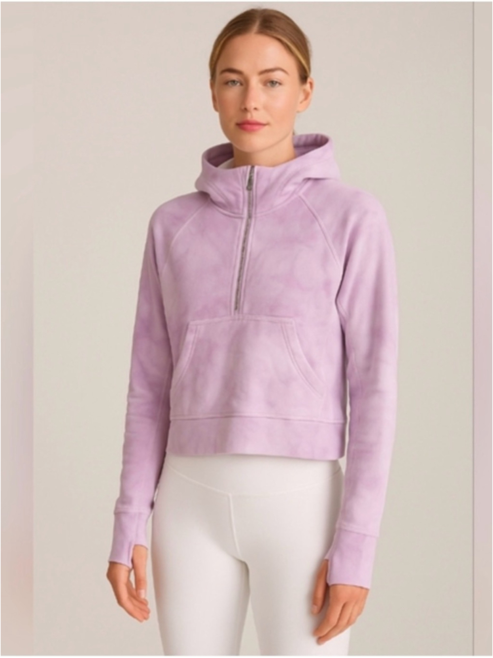 Lululemon Scuba Oversized Half-Zip Hoodie in a purple tie-dye XL
#44